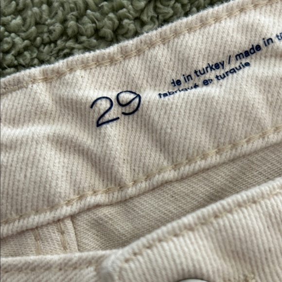 Anthropology Pilcro Sparkle Cream Textured Pants - Picture 9 of 10